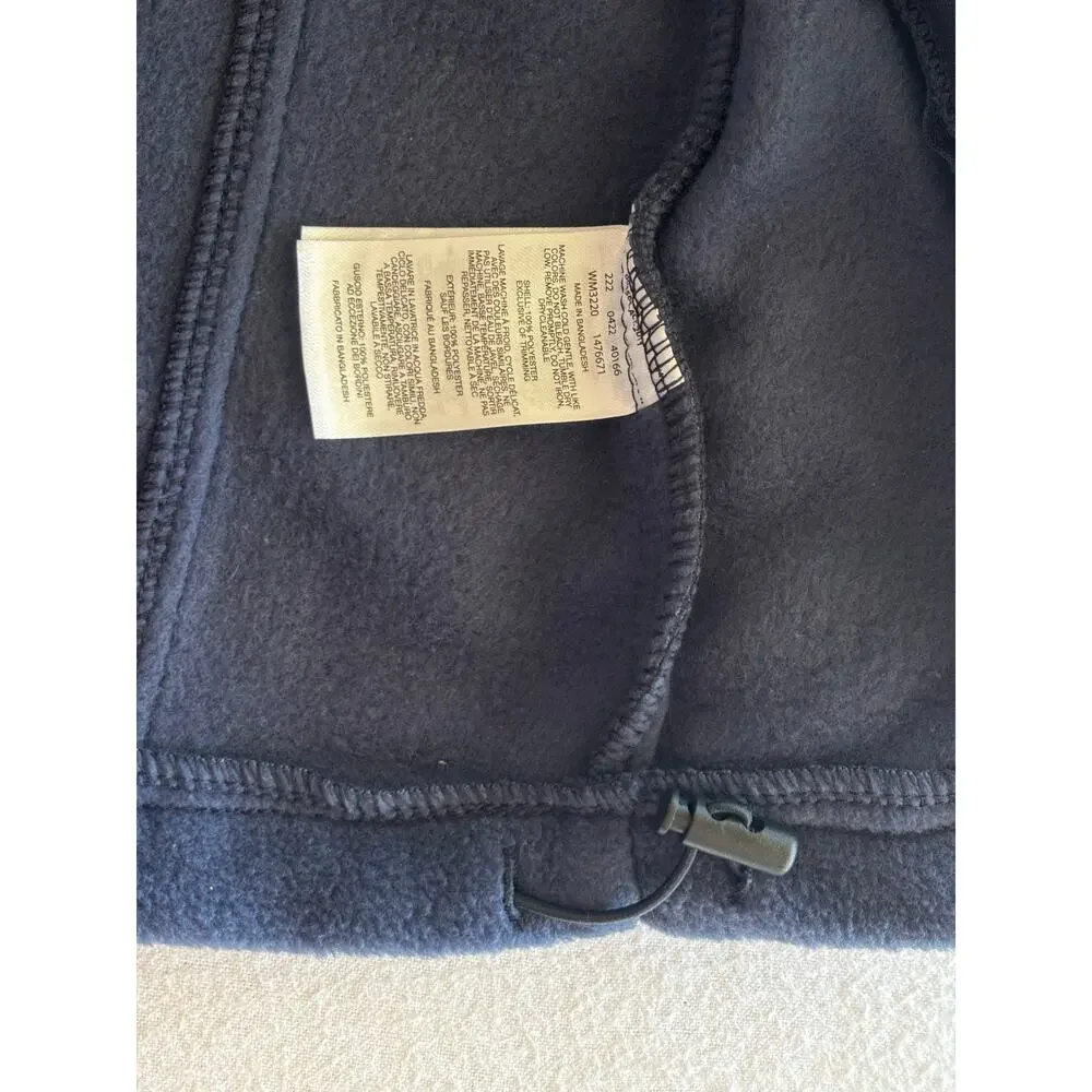 Columbia Full Zip Fleece Jacket Men’s 2XL Navy Blue Outdoors Warm Fall